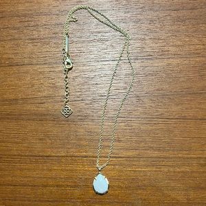 Kendra Scott white pendant necklace